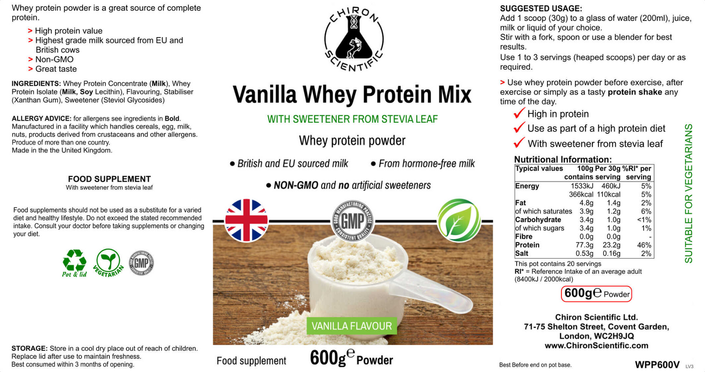 Vanilla Whey Protein Mix