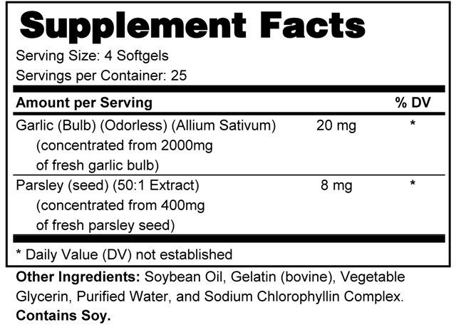 ProHealth Garlic Softgels Cardio & Immune Support