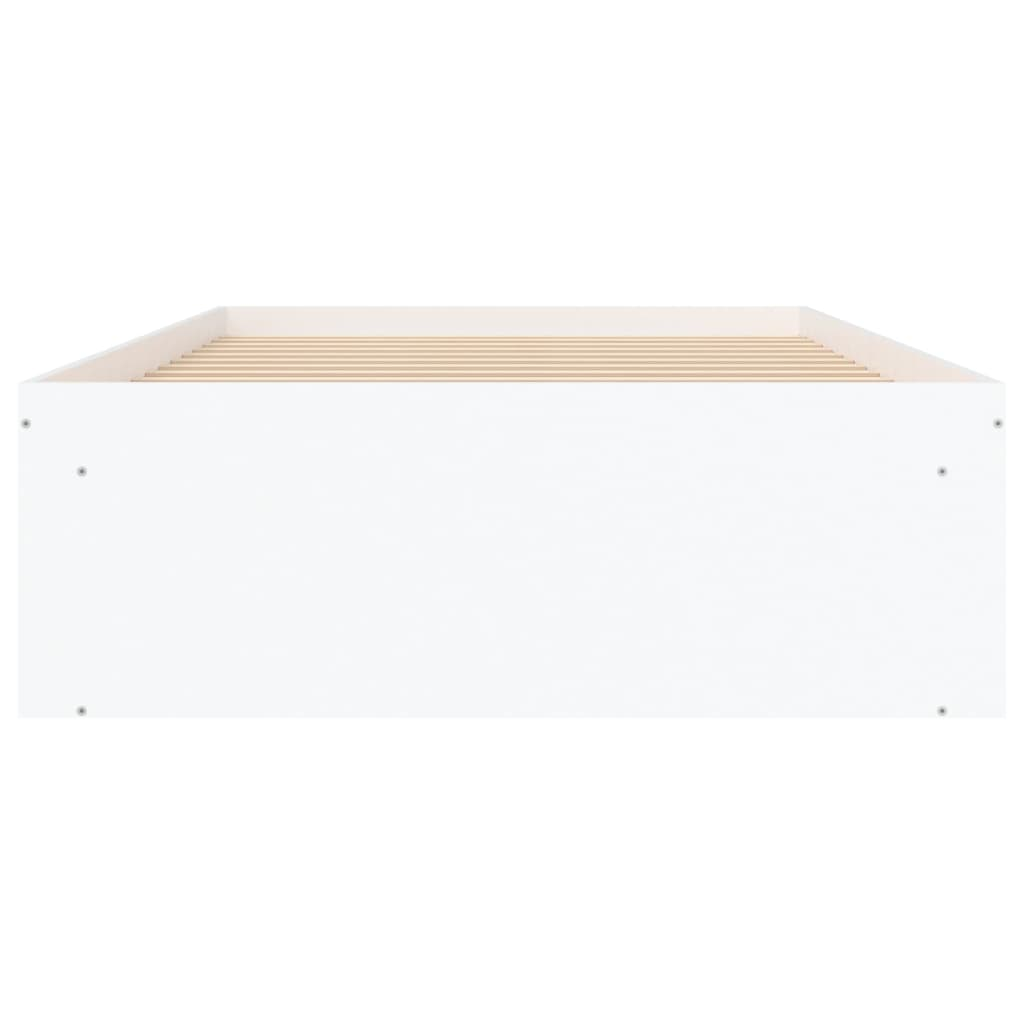 vidaXL Bed Frame White 90x200 cm