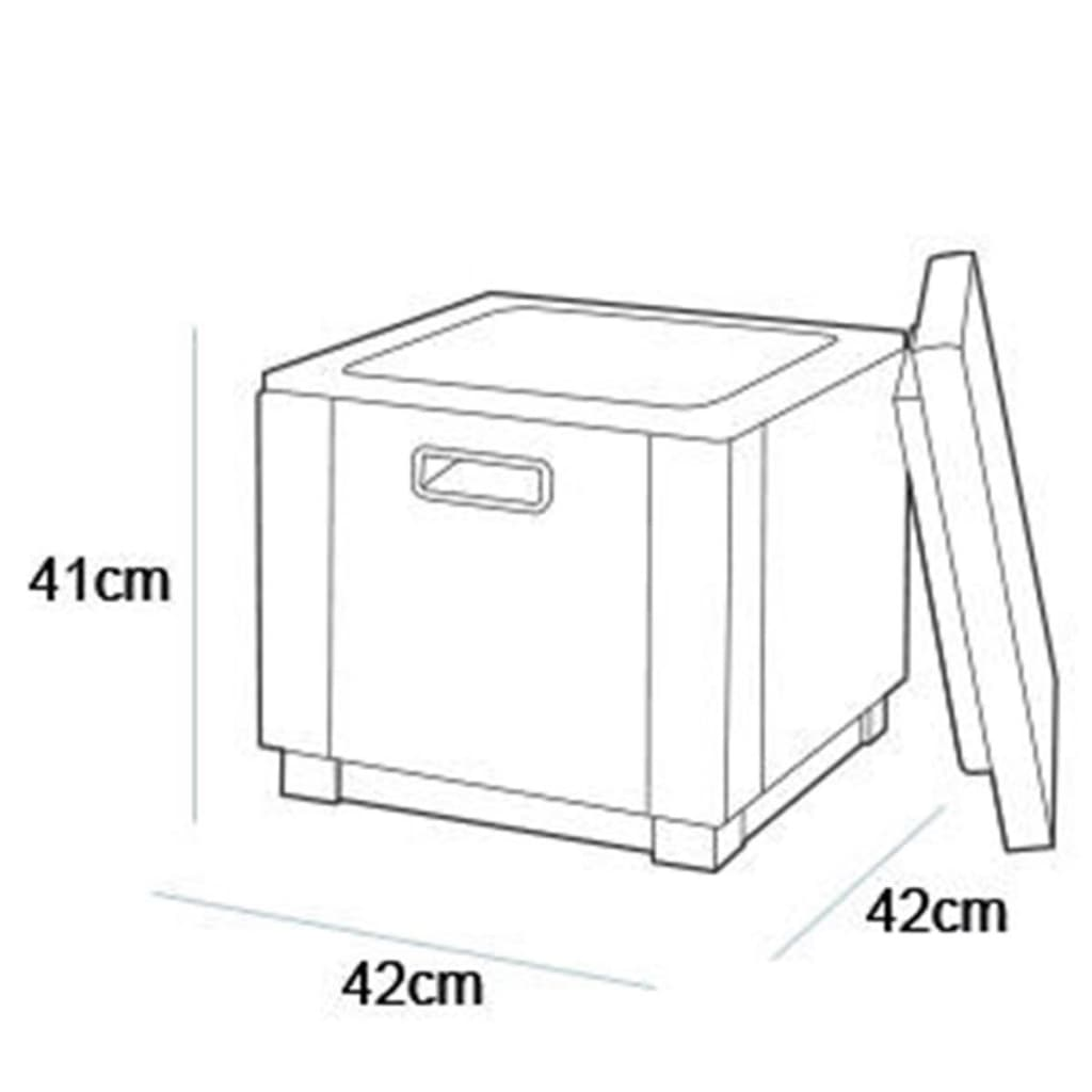 Keter Cooler Box Ice Cube Graphite