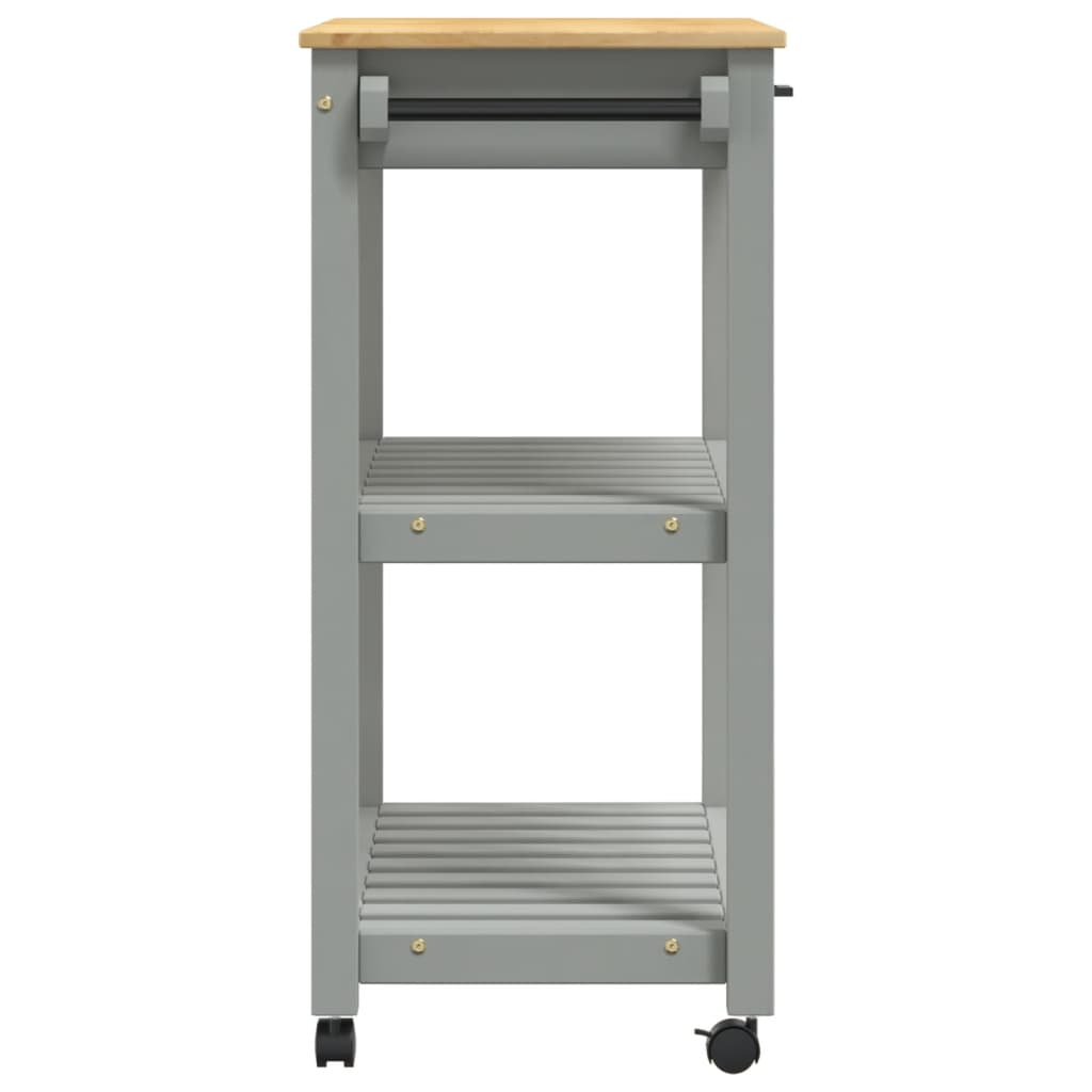 vidaXL Kitchen Trolley MONZA 84x40x90 cm Solid Wood Pine