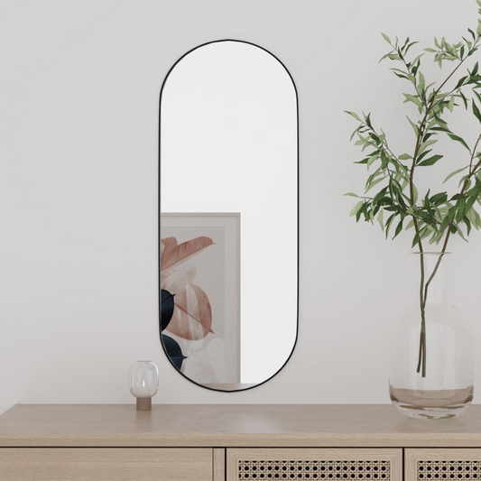 vidaXL Wall Mirror 20x50 cm Glass Oval