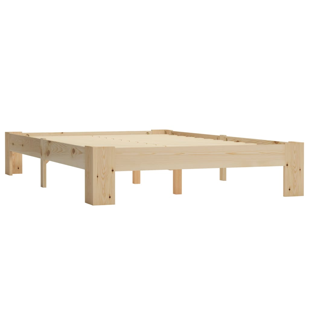 vidaXL Bed Frame Solid Pine Wood 120x200 cm