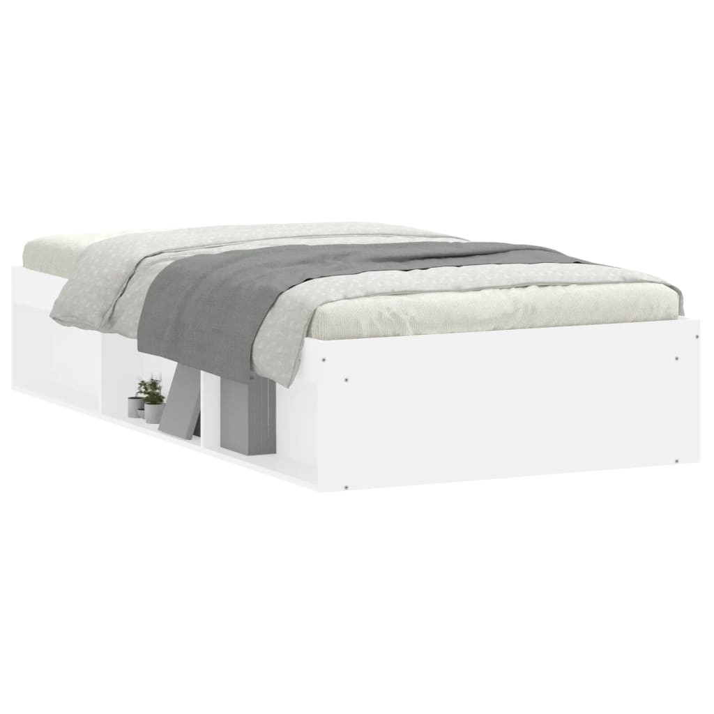 vidaXL Bed Frame White 90x200 cm