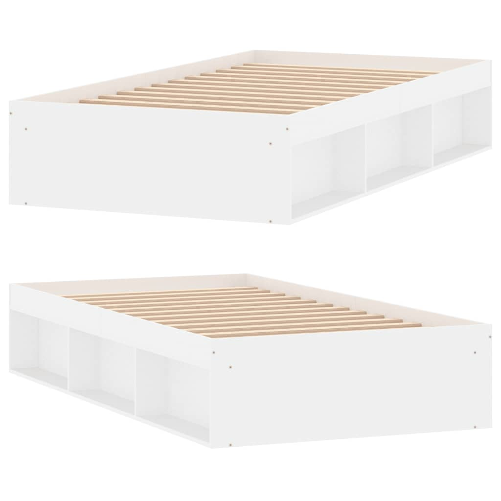 vidaXL Bed Frame White 90x200 cm