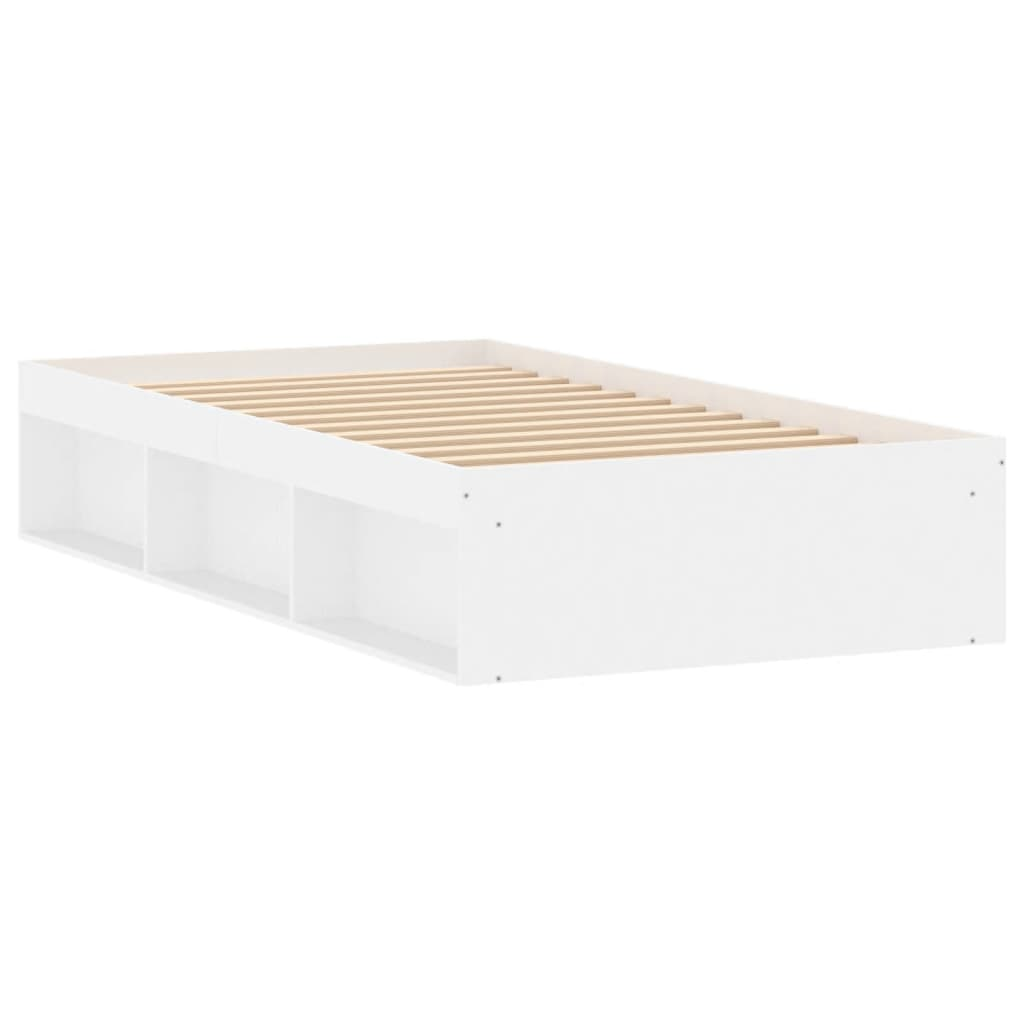 vidaXL Bed Frame White 90x200 cm