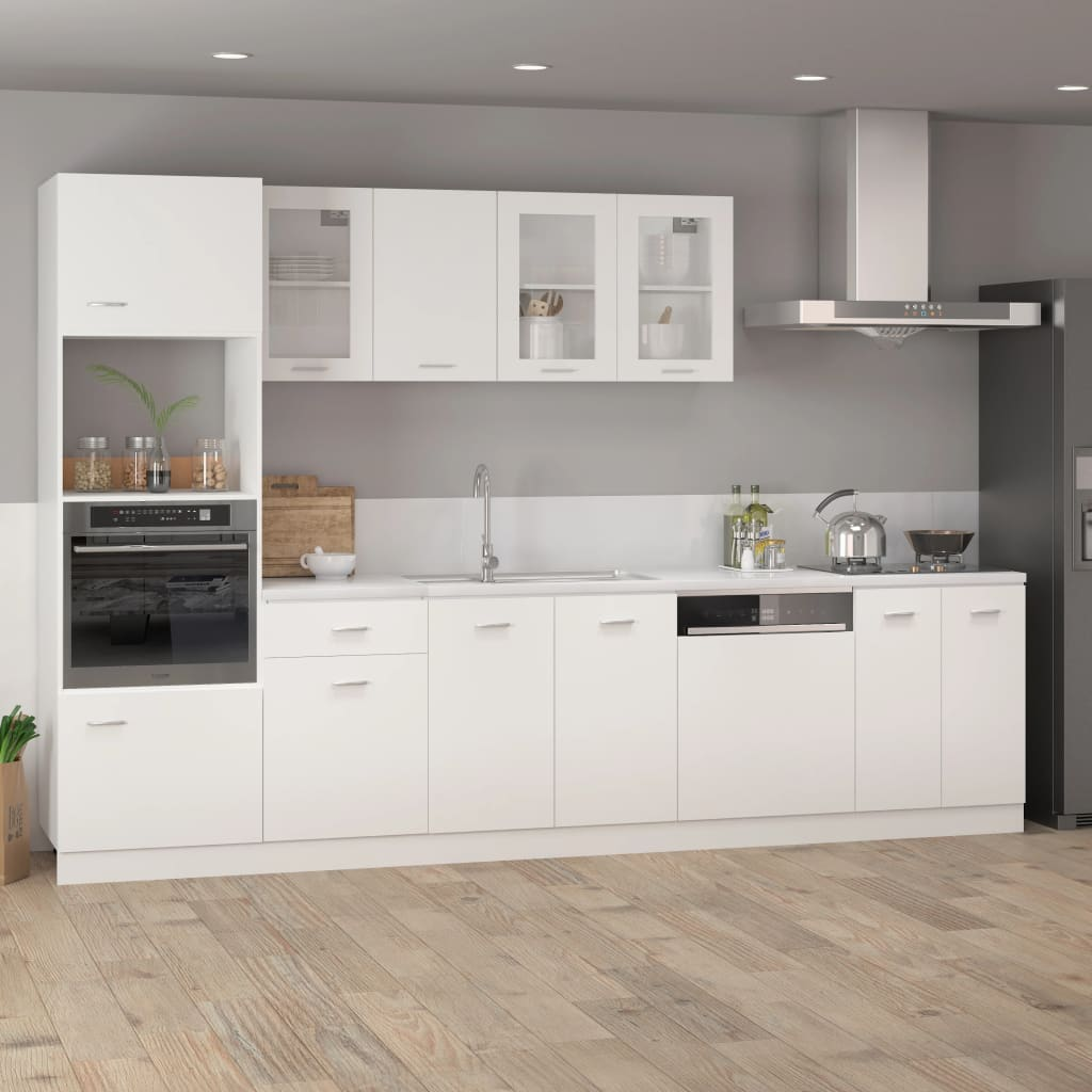 vidaXL Drawer Bottom Cabinet White 50x46x81.5 cm Engineered Wood