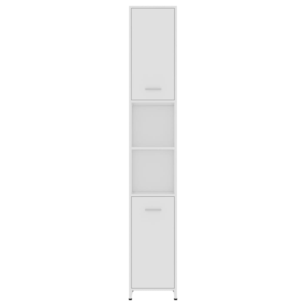 vidaXL Bathroom Cabinet White 30x30x183.5 cm Engineered Wood