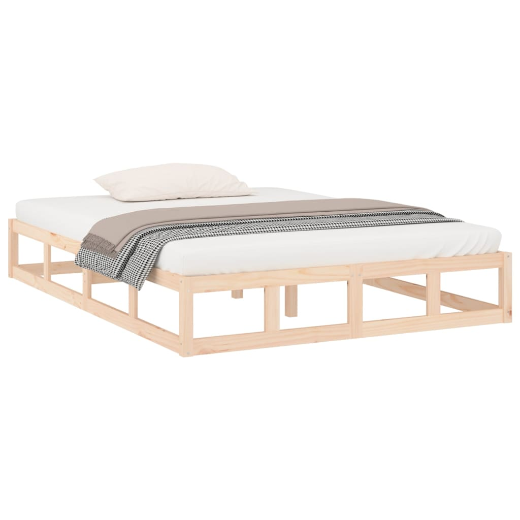 vidaXL Bed Frame 140x200 cm Solid Wood