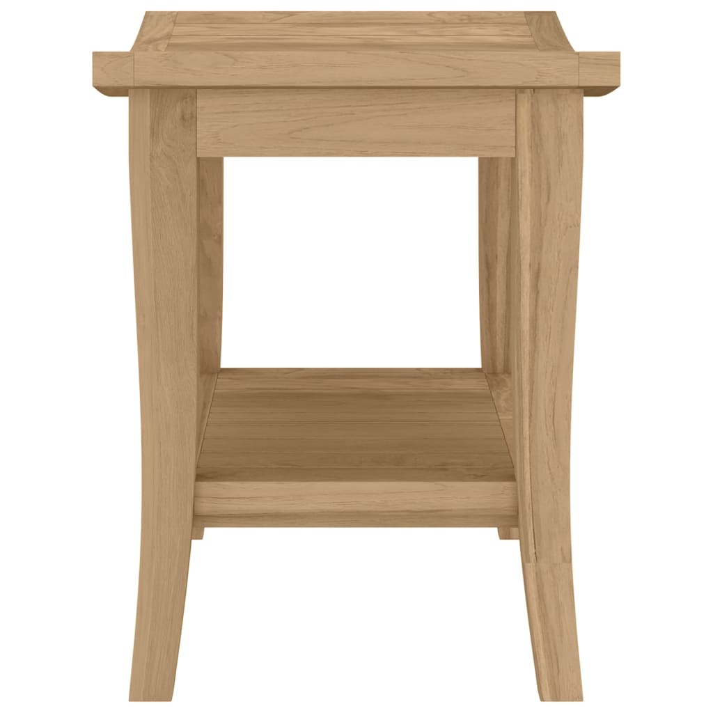 vidaXL Bathroom Side Table 50x35x45 cm Solid Wood Teak