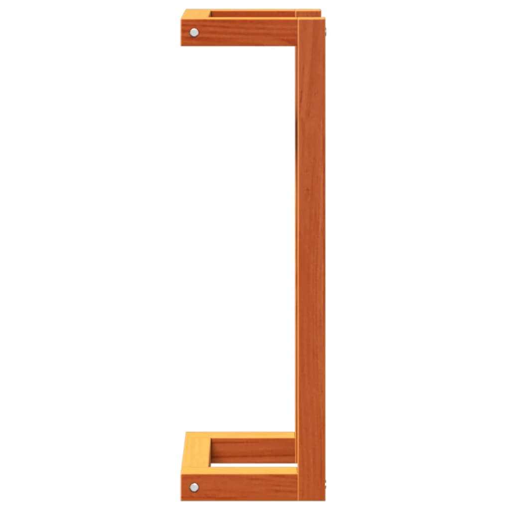 vidaXL Towel Rack Wax Brown 23x18x60 cm Solid Wood Pine