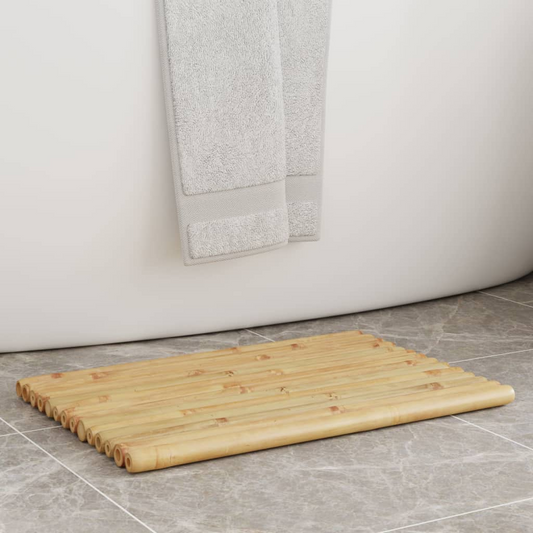 vidaXL Bath Mats 2 pcs 50x35 cm Bamboo