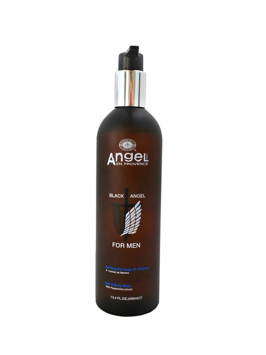 Angel Paris En Provence Black Angel Men  Hair & Body Wash 400ml