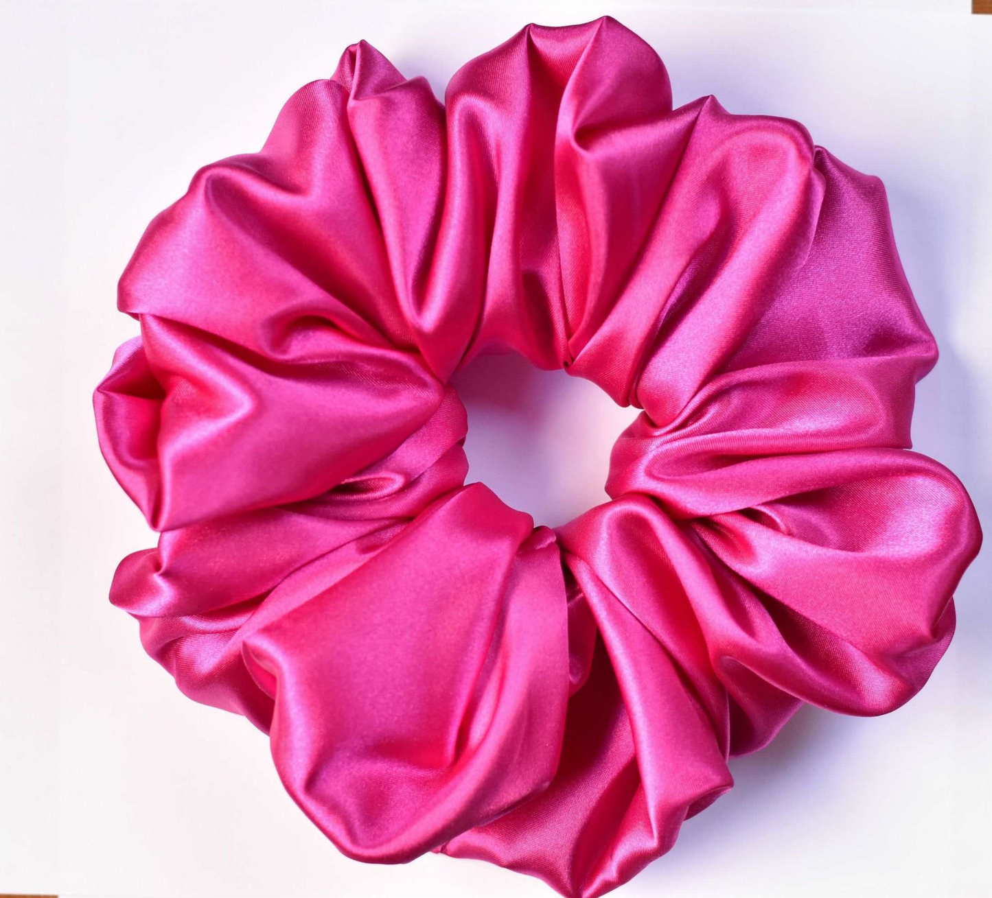 Vegan Satin Scrunchies Assorted Colours