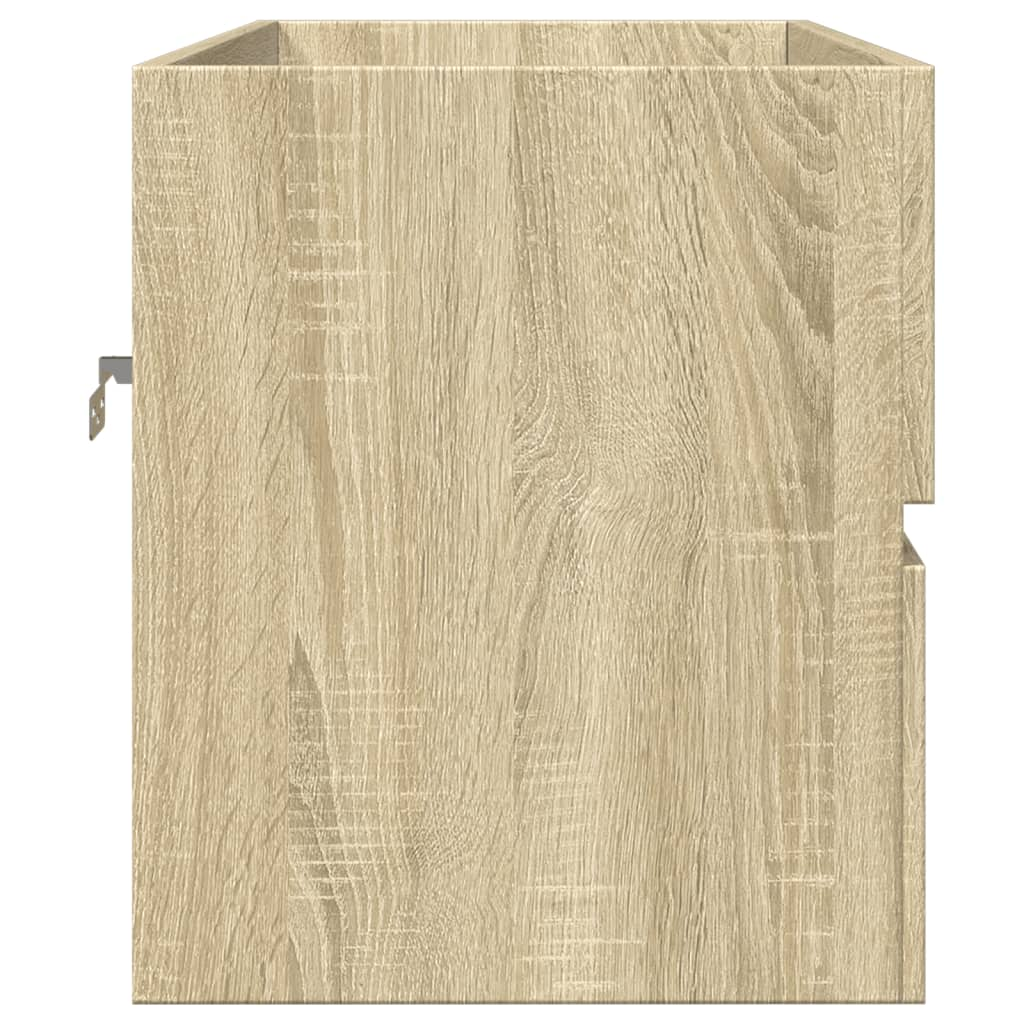 vidaXL Sink Cabinet Sonoma Oak 80x38.5x45 cm Engineered Wood