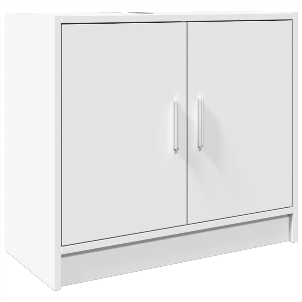 vidaXL Sink Cabinet White 63x29x55 cm Engineered Wood