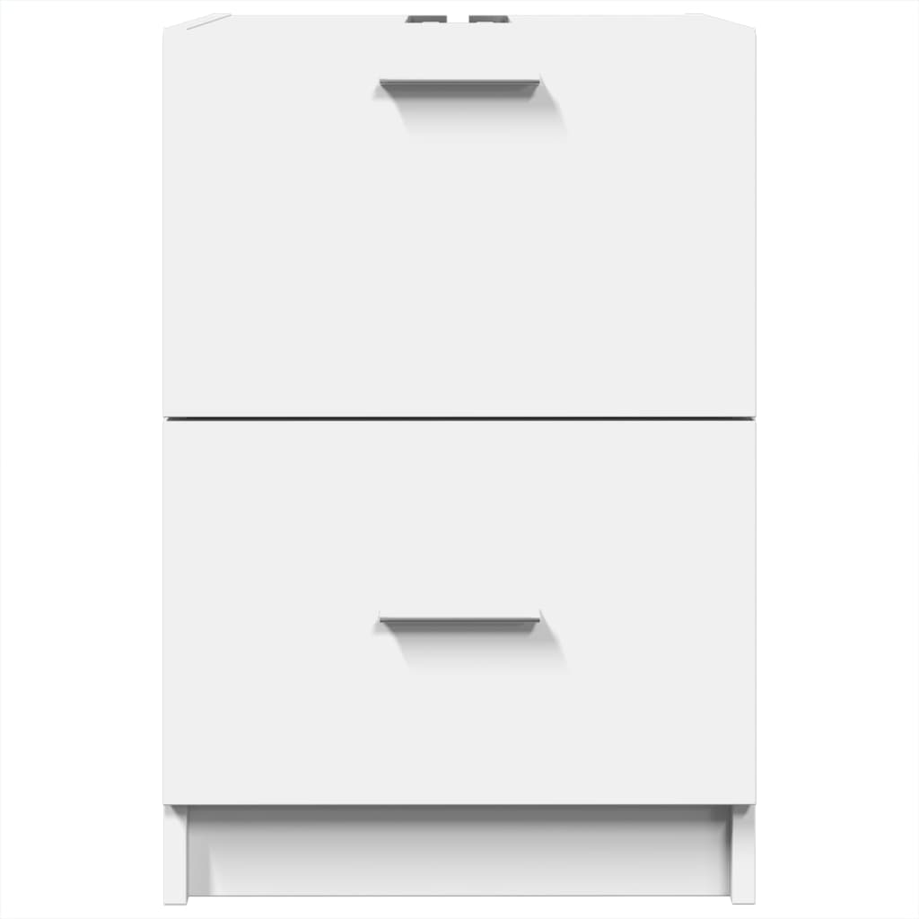 vidaXL Sink Cabinet White 40x37x59 cm Engineered Wood