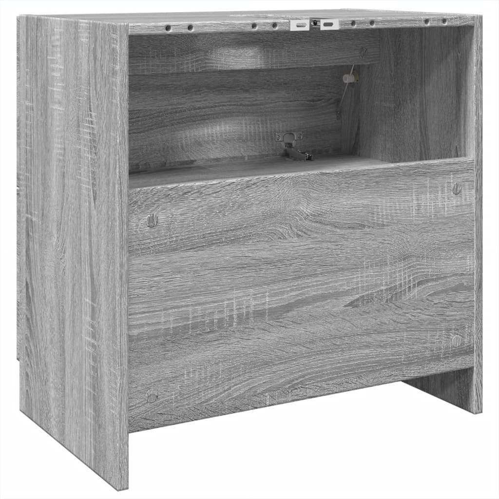 vidaXL Sink Cabinet Grey Sonoma 59x37x59 cm Engineered Wood