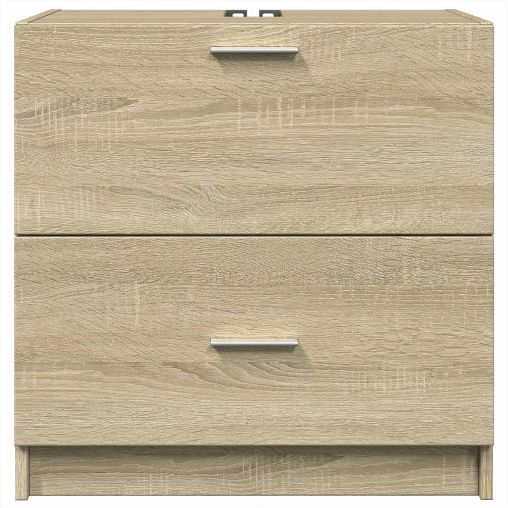 vidaXL Sink Cabinet Sonoma Oak 59x37x59 cm Engineered Wood