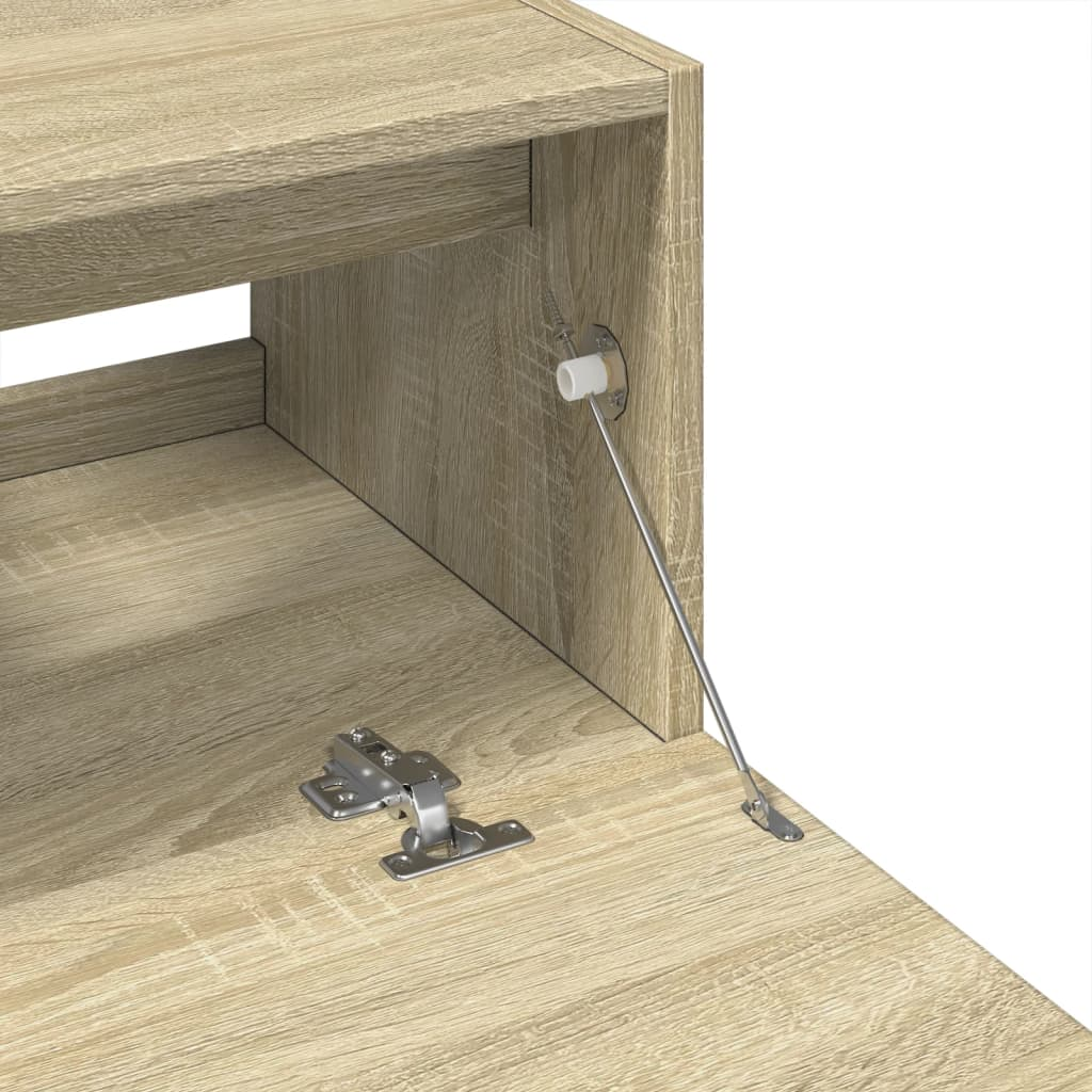 vidaXL Sink Cabinet Sonoma Oak 59x37x59 cm Engineered Wood