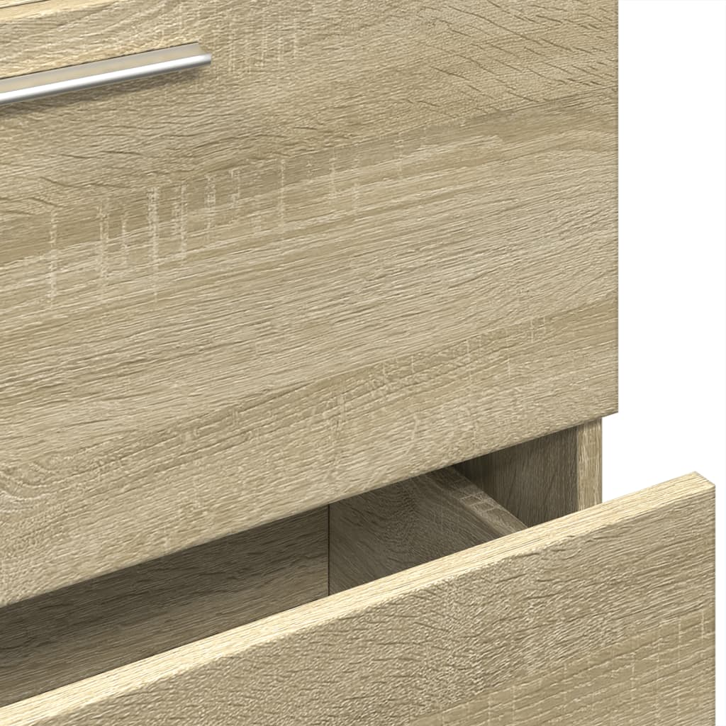 vidaXL Sink Cabinet Sonoma Oak 59x37x59 cm Engineered Wood