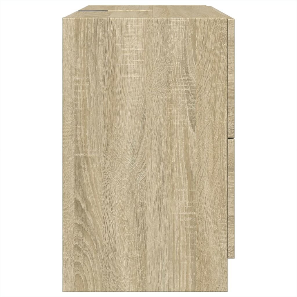 vidaXL Sink Cabinet Sonoma Oak 78x37x59 cm Engineered Wood