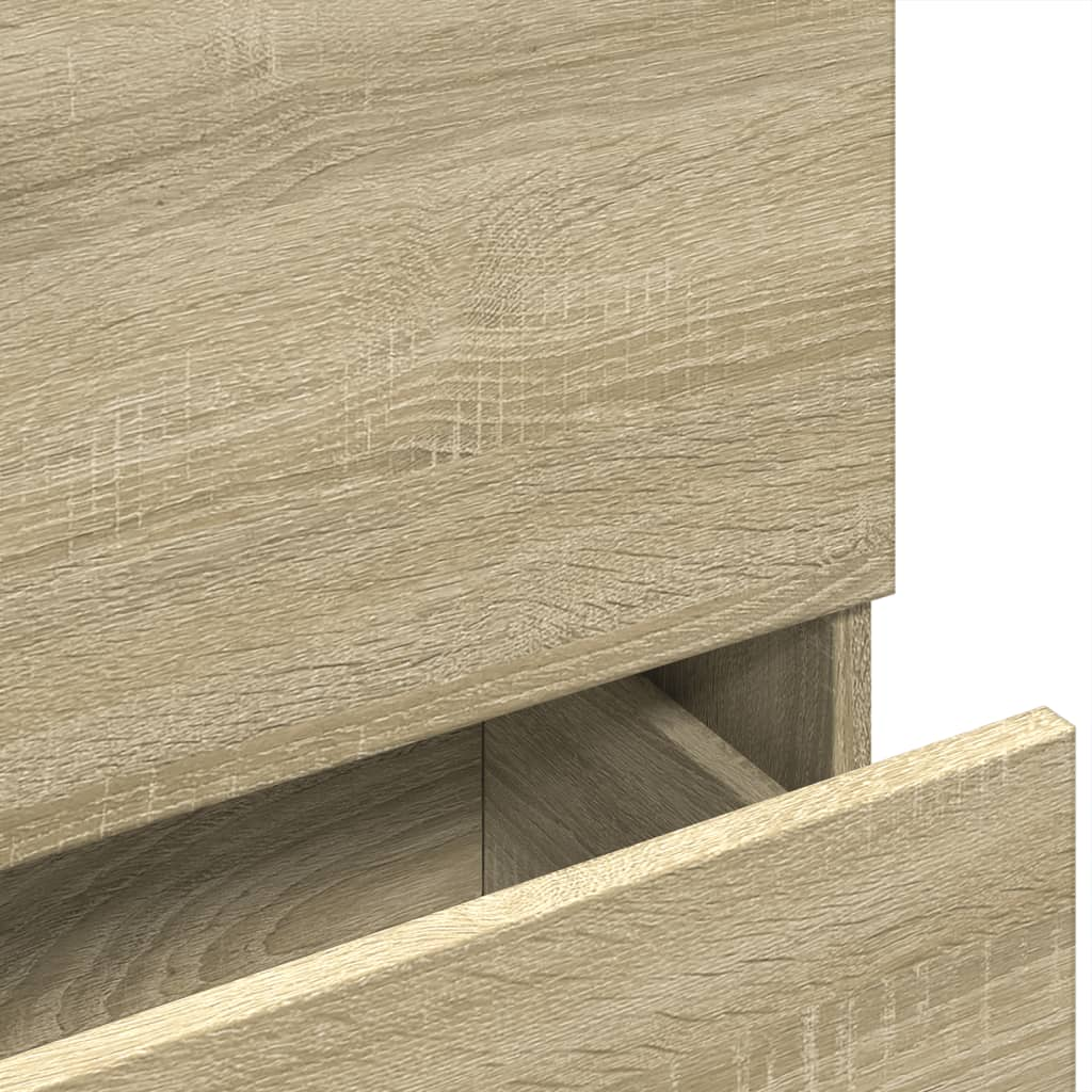 vidaXL Sink Cabinet Sonoma Oak 78x37x59 cm Engineered Wood