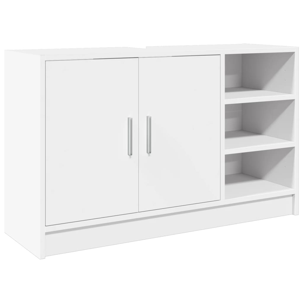 vidaXL Sink Cabinet White 90x29x55 cm Engineered Wood