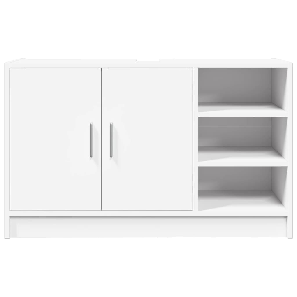 vidaXL Sink Cabinet White 90x29x55 cm Engineered Wood