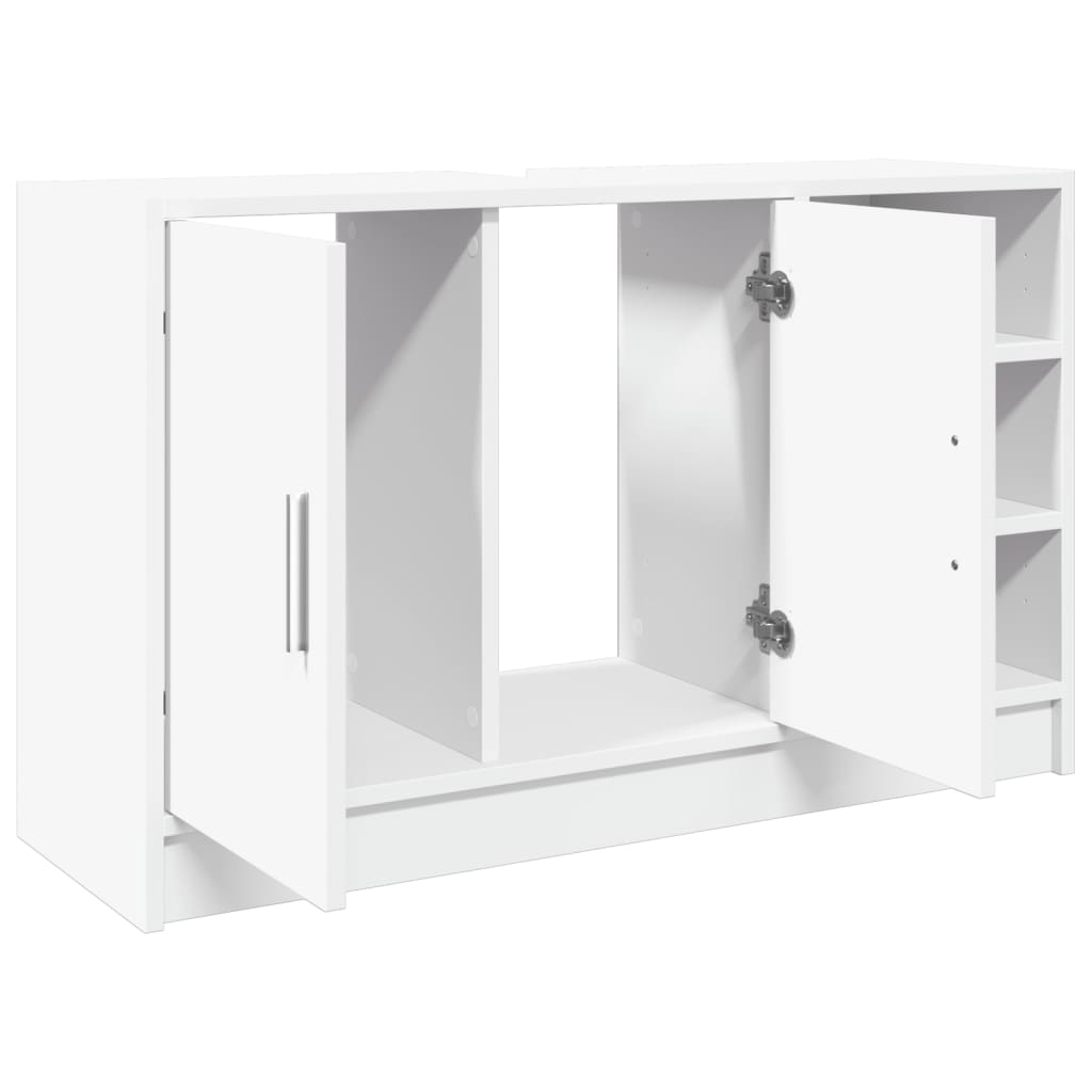 vidaXL Sink Cabinet White 90x29x55 cm Engineered Wood