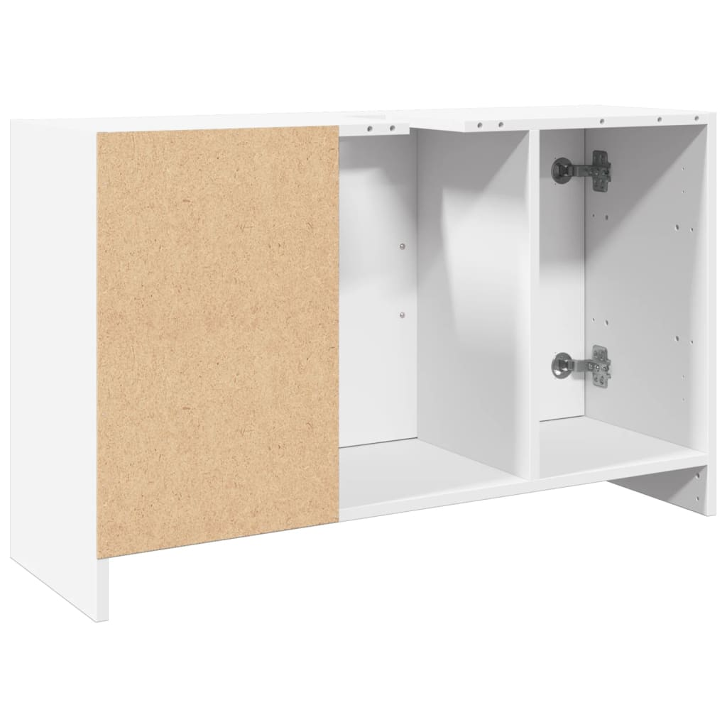 vidaXL Sink Cabinet White 90x29x55 cm Engineered Wood