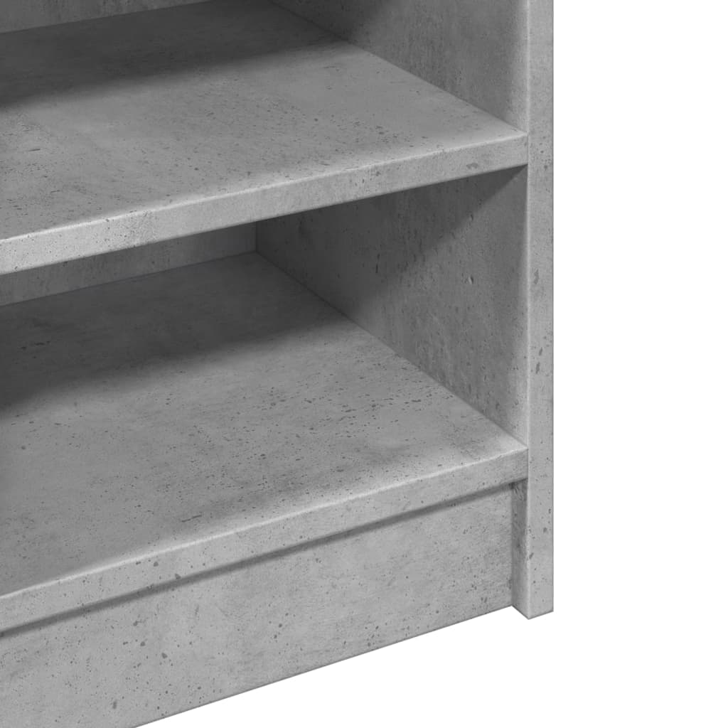 vidaXL Sink Cabinet Concrete Grey 90x29x55 cm Engineered Wood