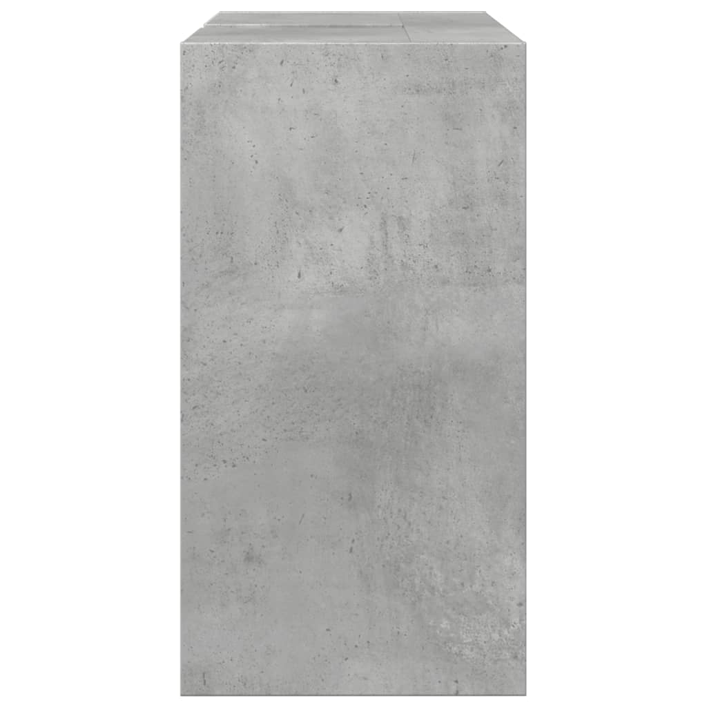 vidaXL Sink Cabinet Concrete Grey 63x29x55 cm Engineered Wood