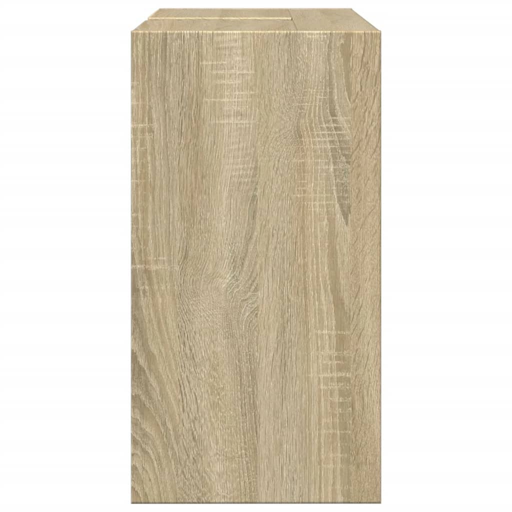 vidaXL Sink Cabinet Sonoma Oak 63x29x55 cm Engineered Wood