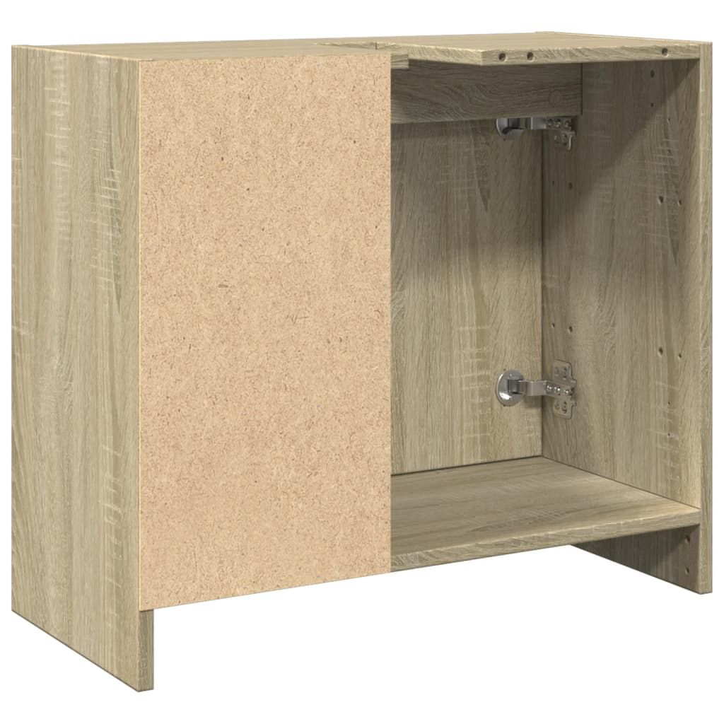 vidaXL Sink Cabinet Sonoma Oak 63x29x55 cm Engineered Wood