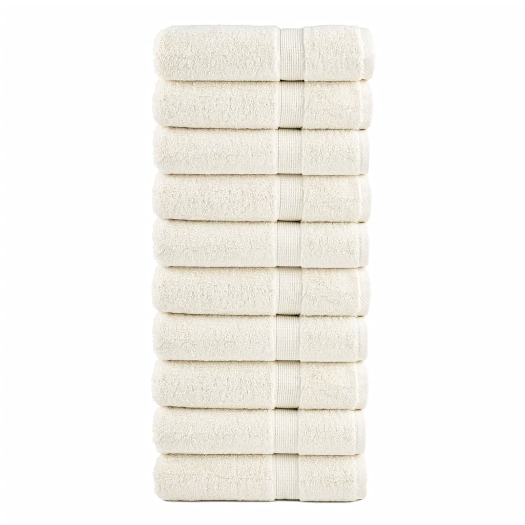 vidaXL Premium Bath Towels SOLUND 10 pcs 100x150 cm 600 gsm