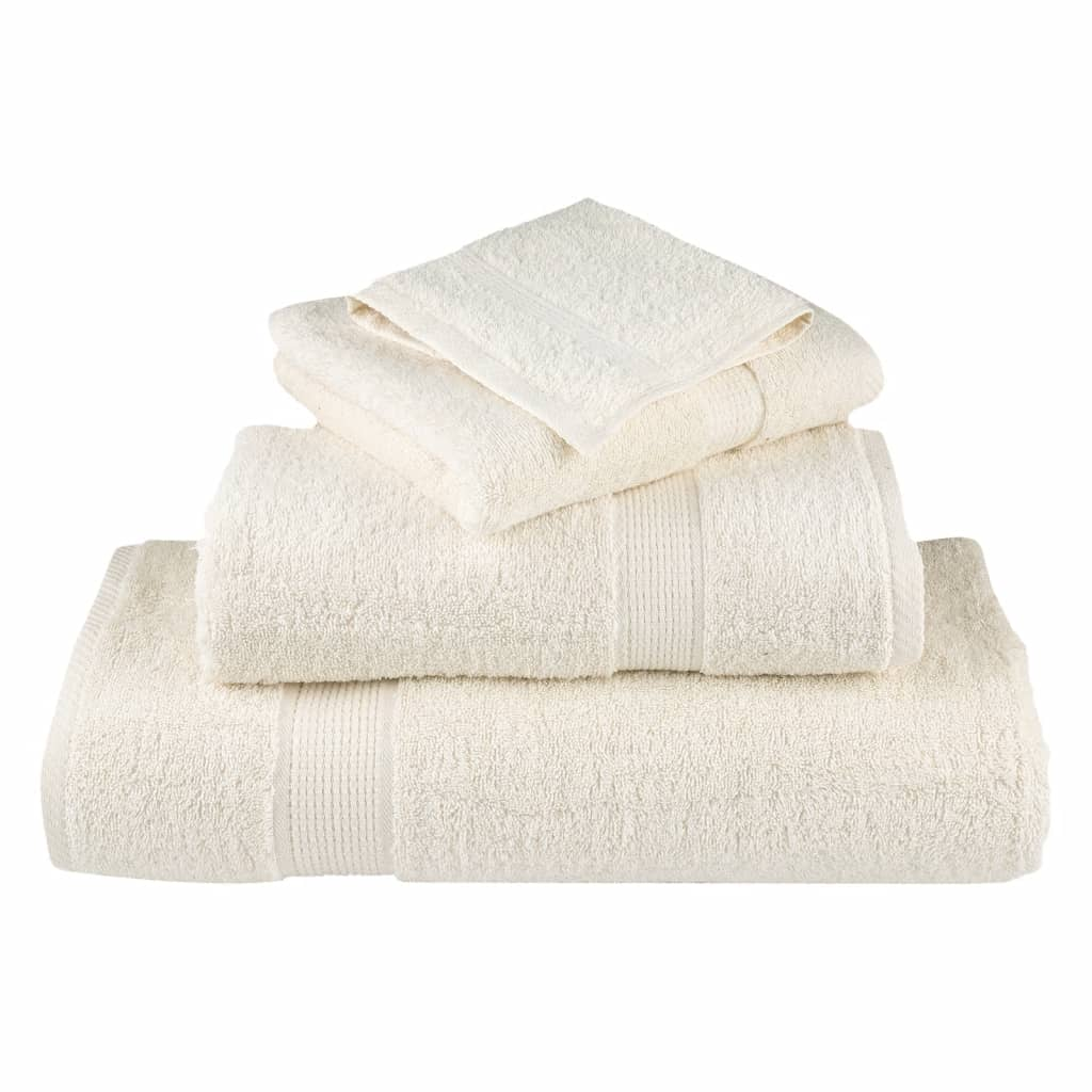 vidaXL Premium Bath Towels SOLUND 10 pcs 100x150 cm 600 gsm