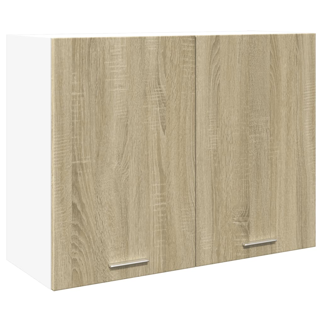 vidaXL Hanging Cabinet Sonoma Oak 80x31x60 cm Engineered Wood