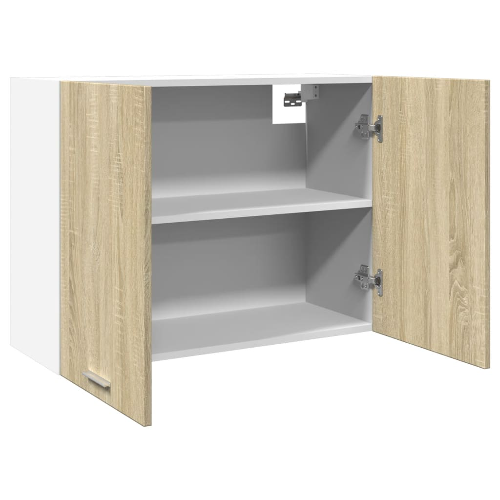 vidaXL Hanging Cabinet Sonoma Oak 80x31x60 cm Engineered Wood