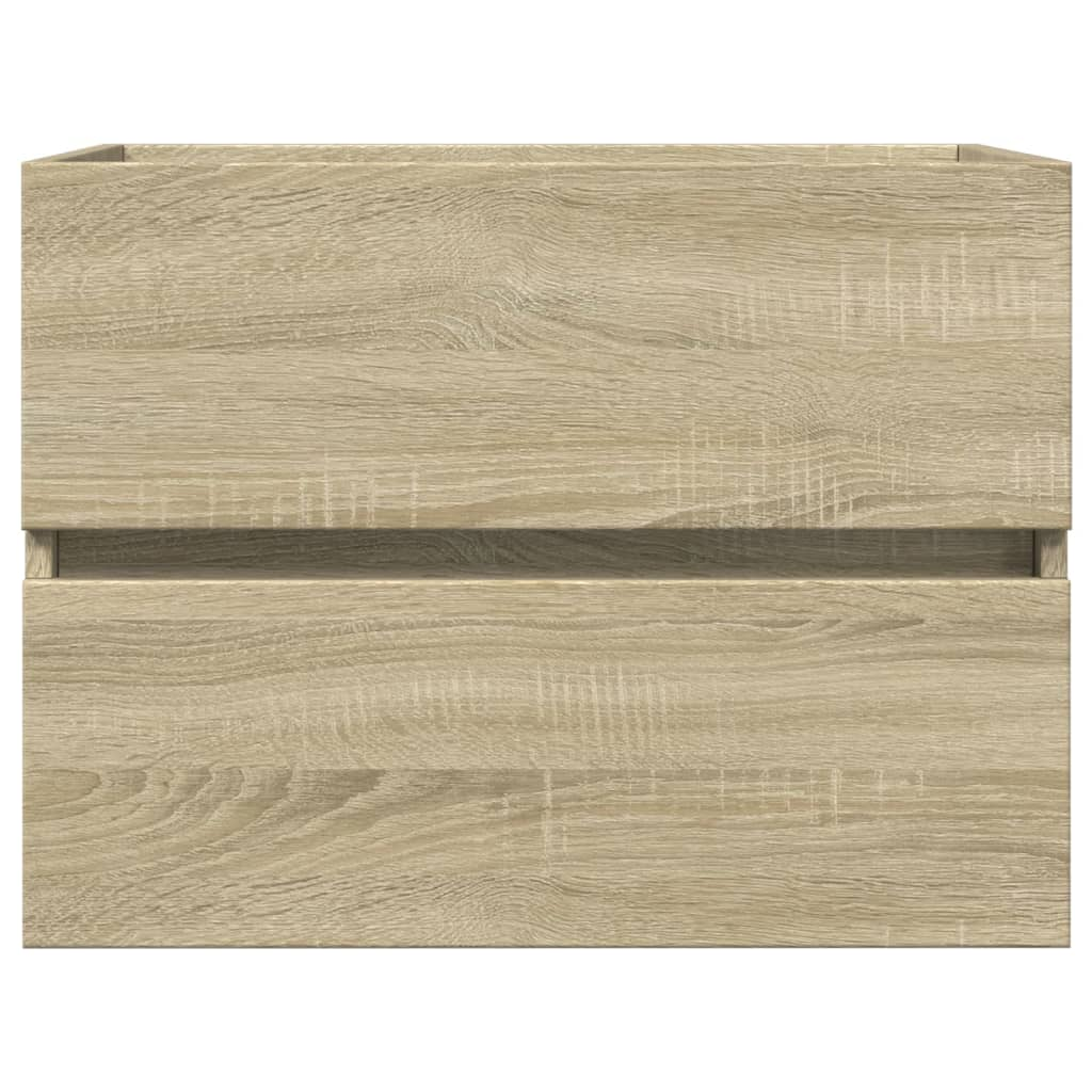 vidaXL Sink Cabinet Sonoma Oak 60x38.5x45 cm Engineered Wood