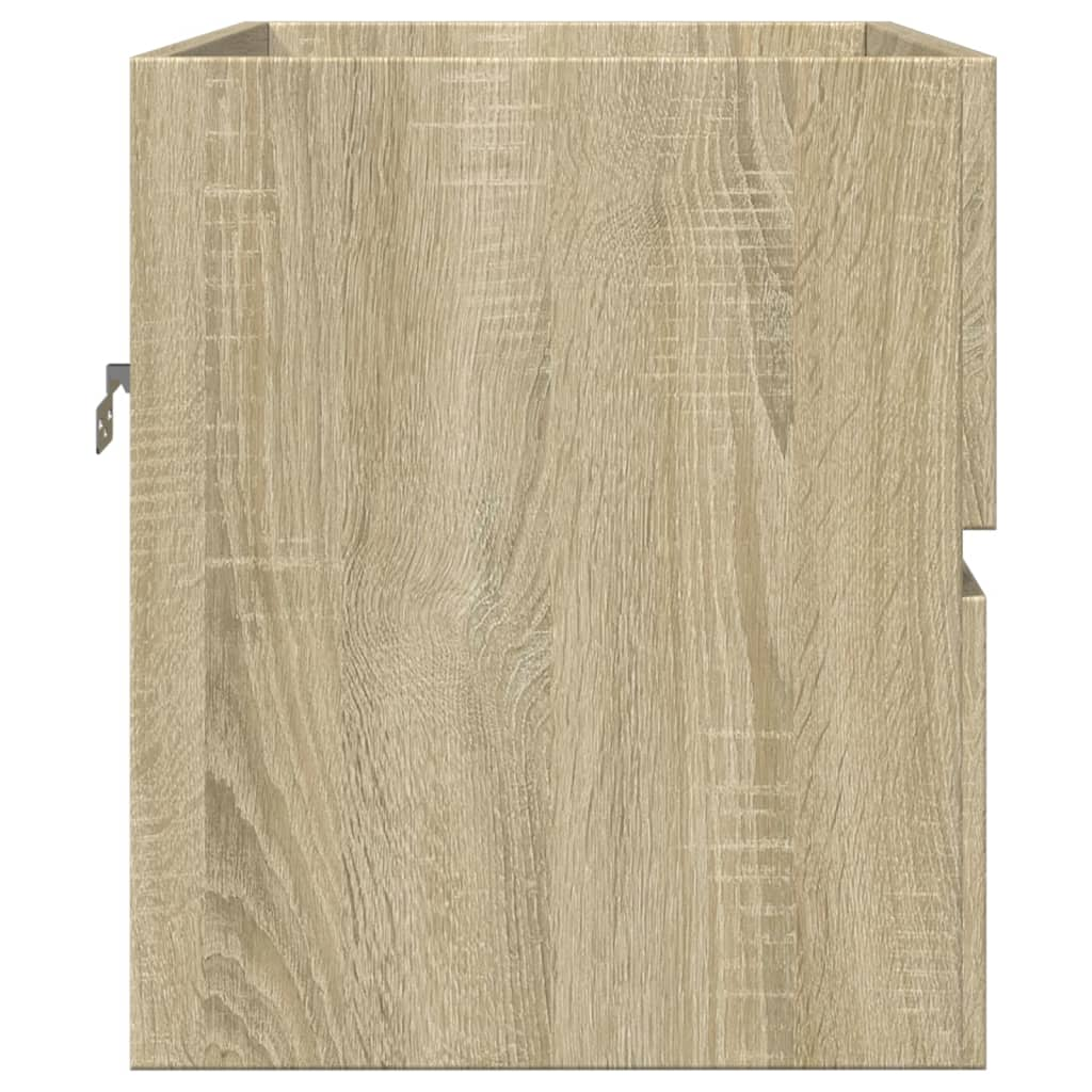 vidaXL Sink Cabinet Sonoma Oak 60x38.5x45 cm Engineered Wood