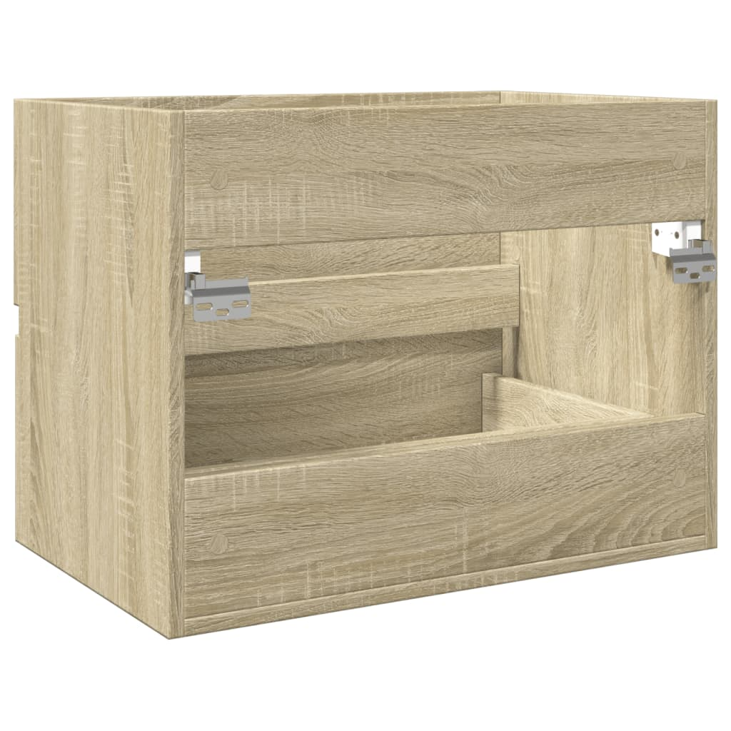 vidaXL Sink Cabinet Sonoma Oak 60x38.5x45 cm Engineered Wood