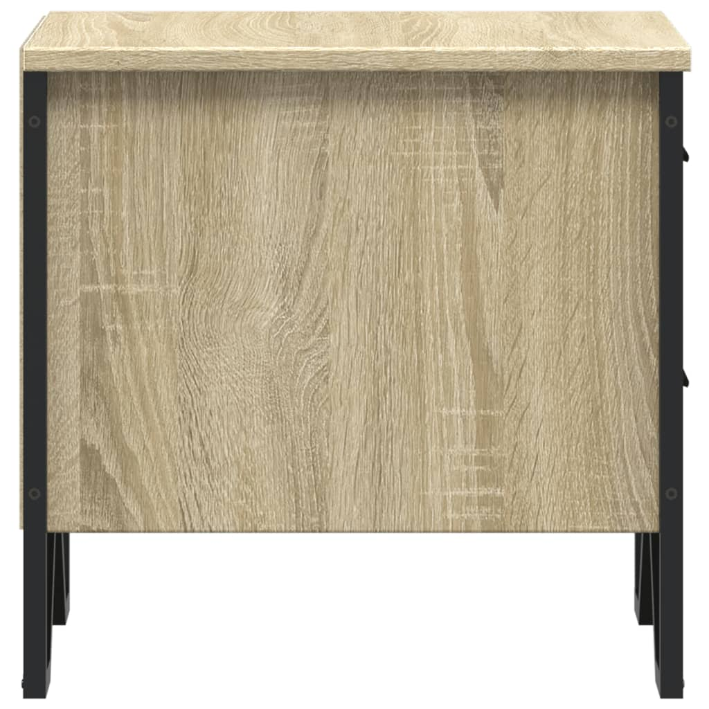 vidaXL Bedside Cabinet Sonoma Oak 40x41x40 cm Engineered Wood