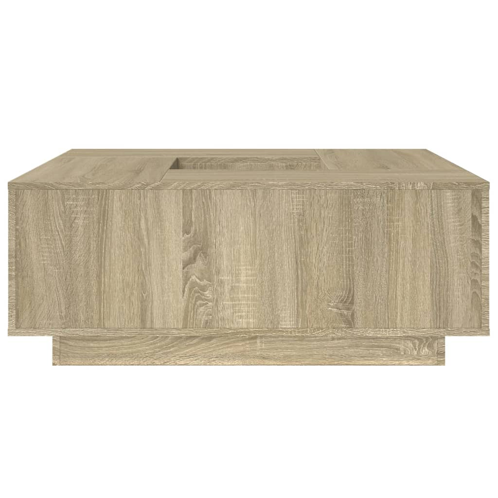 vidaXL Coffee Table Sonoma Oak 100x100x40 cm Engineered Wood