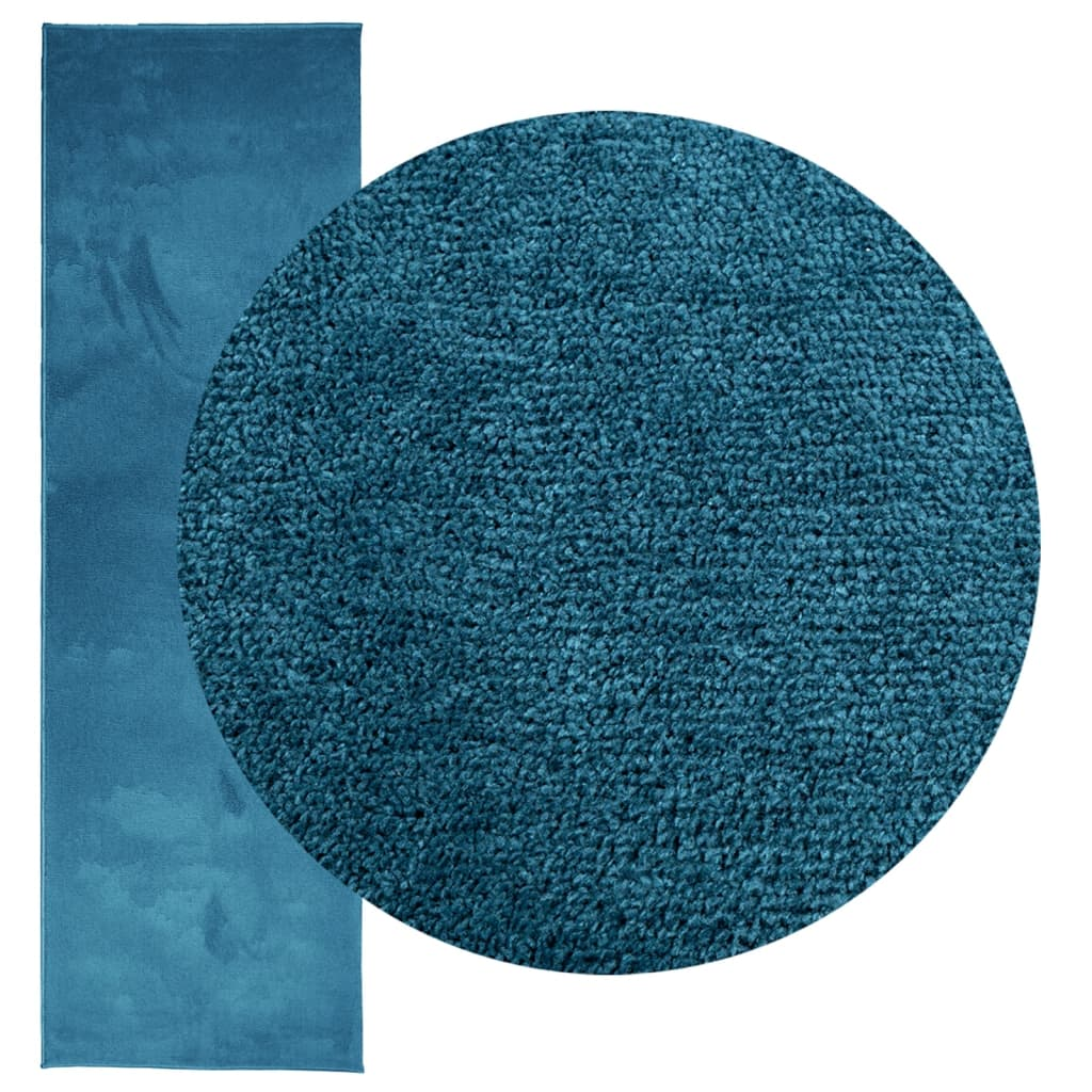 vidaXL Rug OVIEDO Short Pile Turquoise 80x250 cm