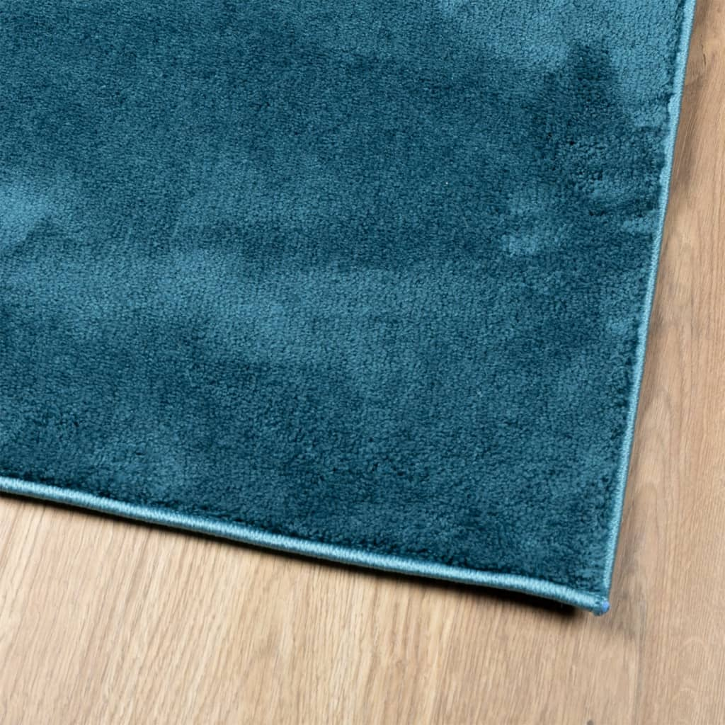 vidaXL Rug OVIEDO Short Pile Turquoise 80x250 cm