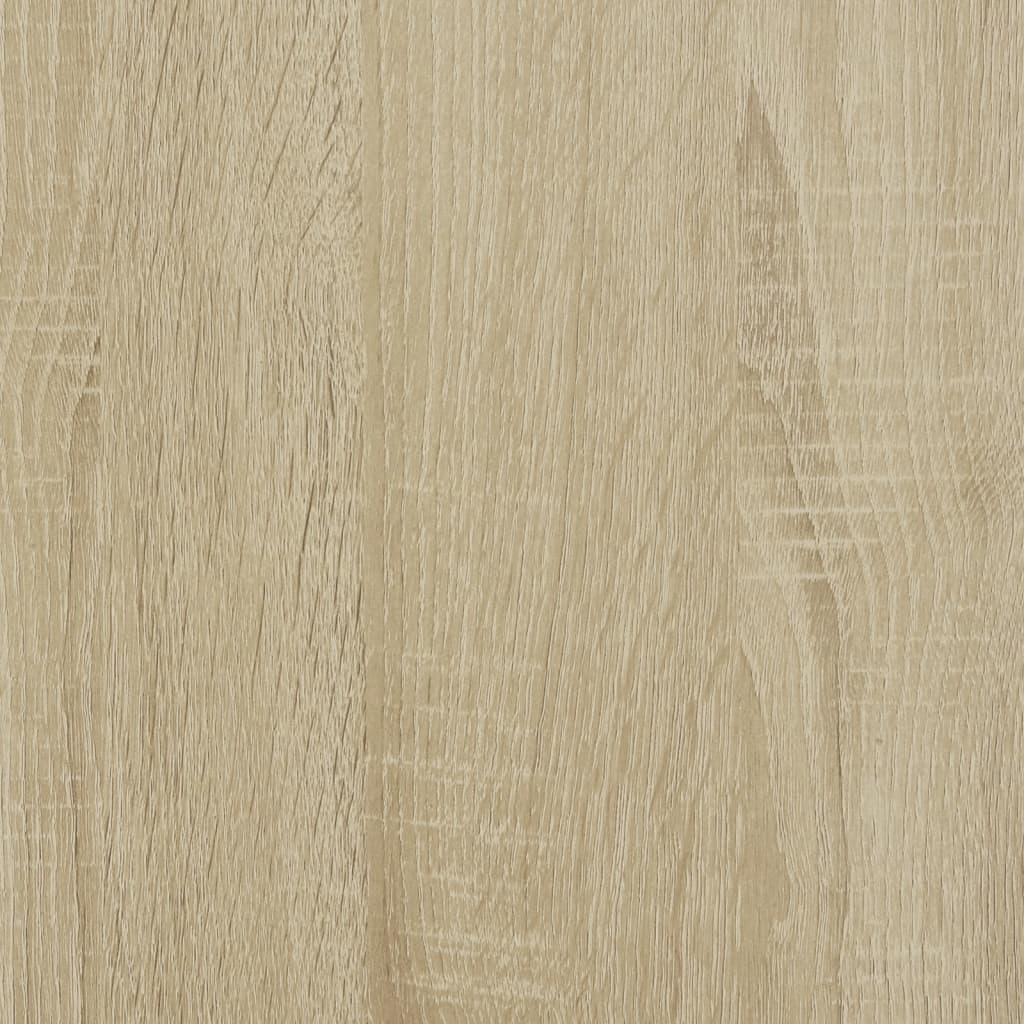 vidaXL Sideboard Sonoma Oak 91x35.5x74.5 cm Engineered Wood