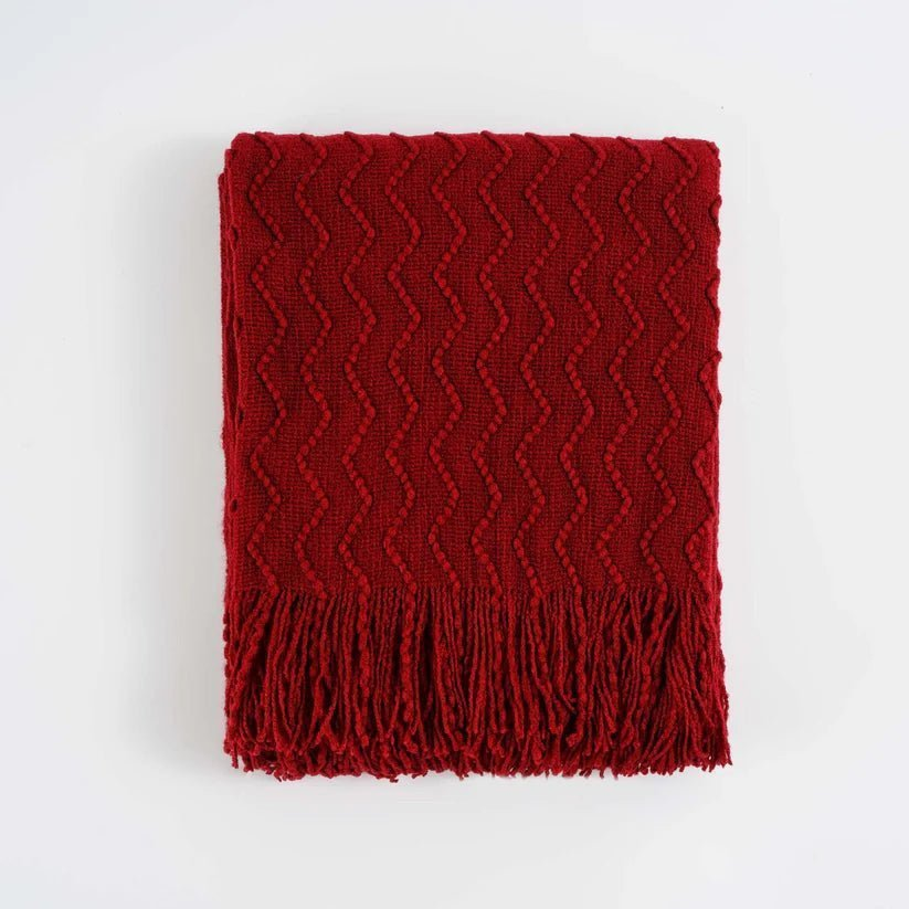 Chevron Fringe Throw