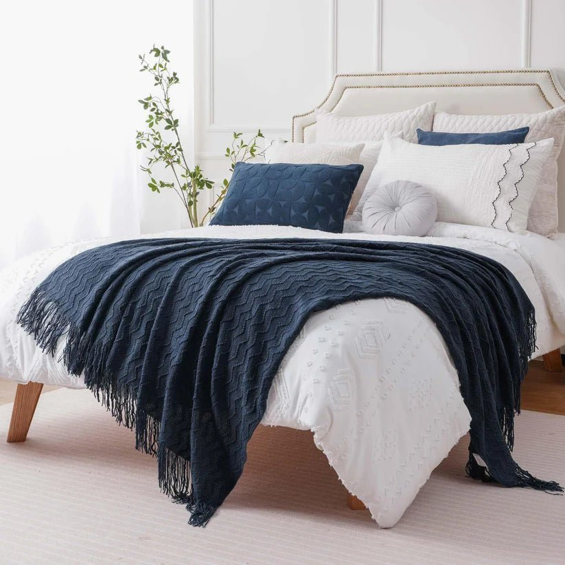 Chevron Fringe Throw