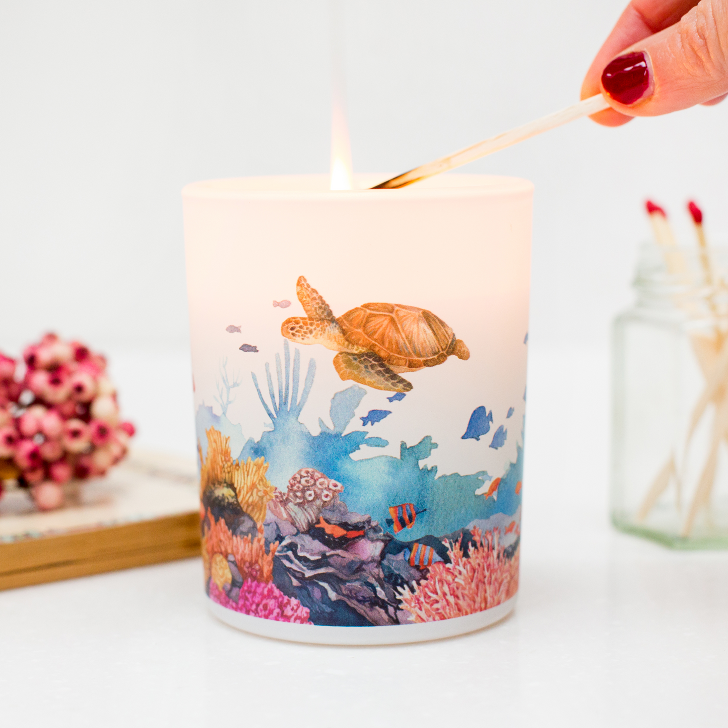 Save The Planet Scented Soy Wax Candle: Invigorating Marine